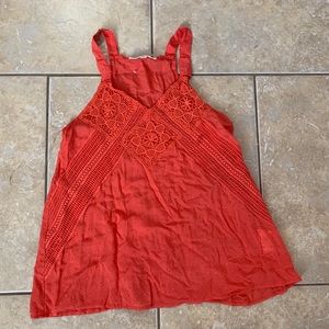 Coral tank top